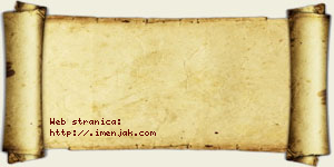 Tina Rakić vizit kartica